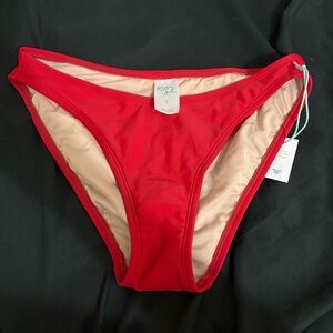 Women's Red Bikini Bottom